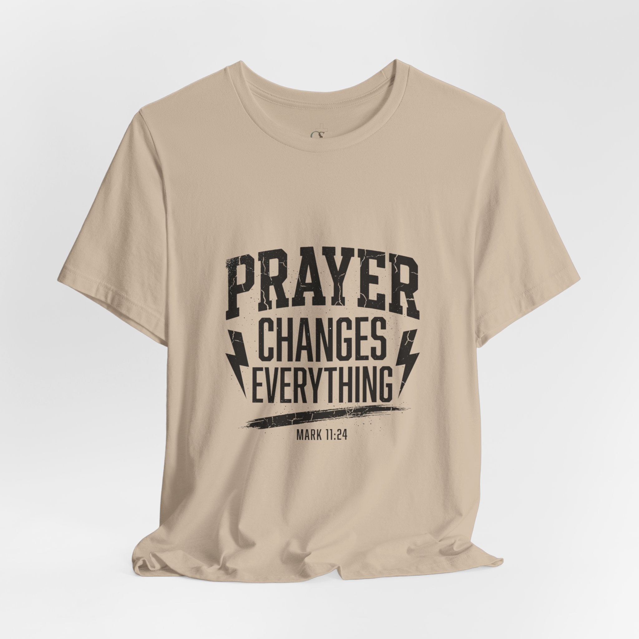 Prayer Changes Everything Tee | Christian Streetwear, Vintage Wash Script
