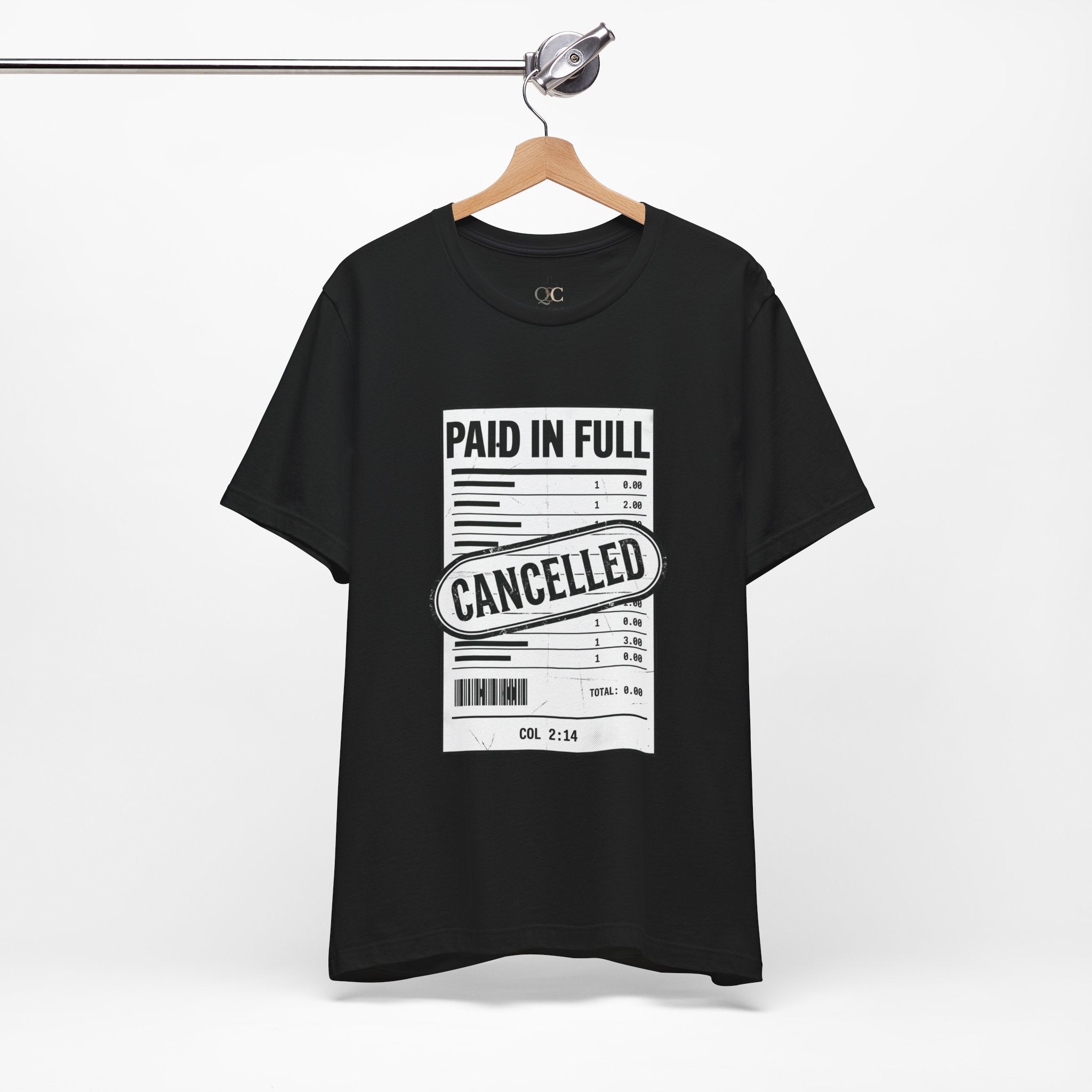 Paid in Full Cancelled Receipt Tee | Christian Streetwear, Vintage-Wash Graphic