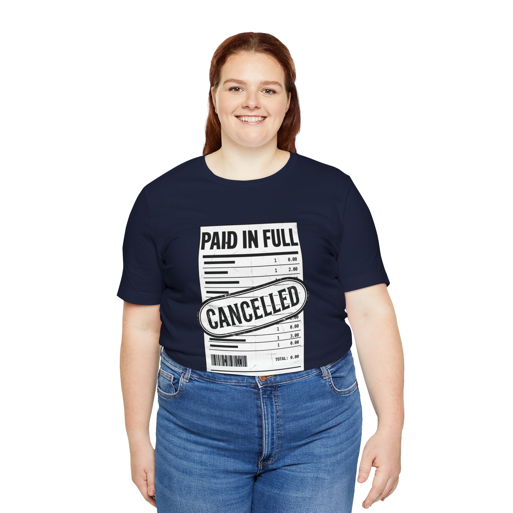 Paid in Full Cancelled Receipt Tee | Christian Streetwear, Vintage-Wash Graphic