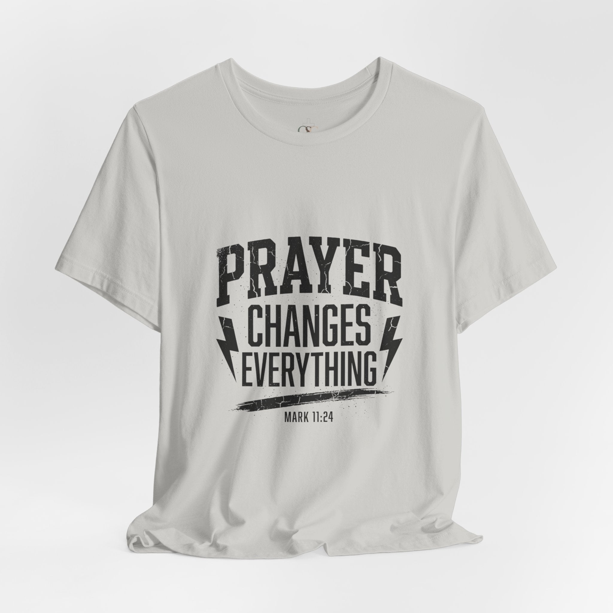 Prayer Changes Everything Tee | Christian Streetwear, Vintage Wash Script